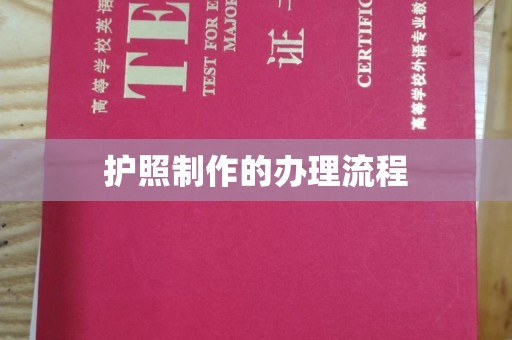 暖暖护照制作的办理流程